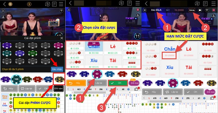 Các bước đặt cược tại xóc đĩa KU11 net